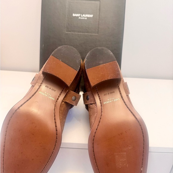 Men’s Saint Laurent Wyatt Suede Leather Boot Size:EU 44/US10 - Picture 4 of 6